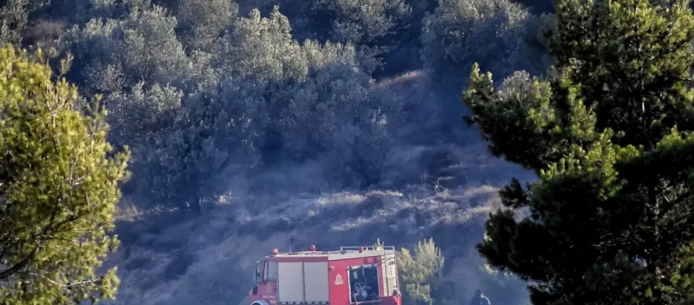 Σε εξέλιξη παραμένουν οι πυρκαγιές στα Μεσοχώρια Ευβοίας και την Αρχαία Κόρινθο